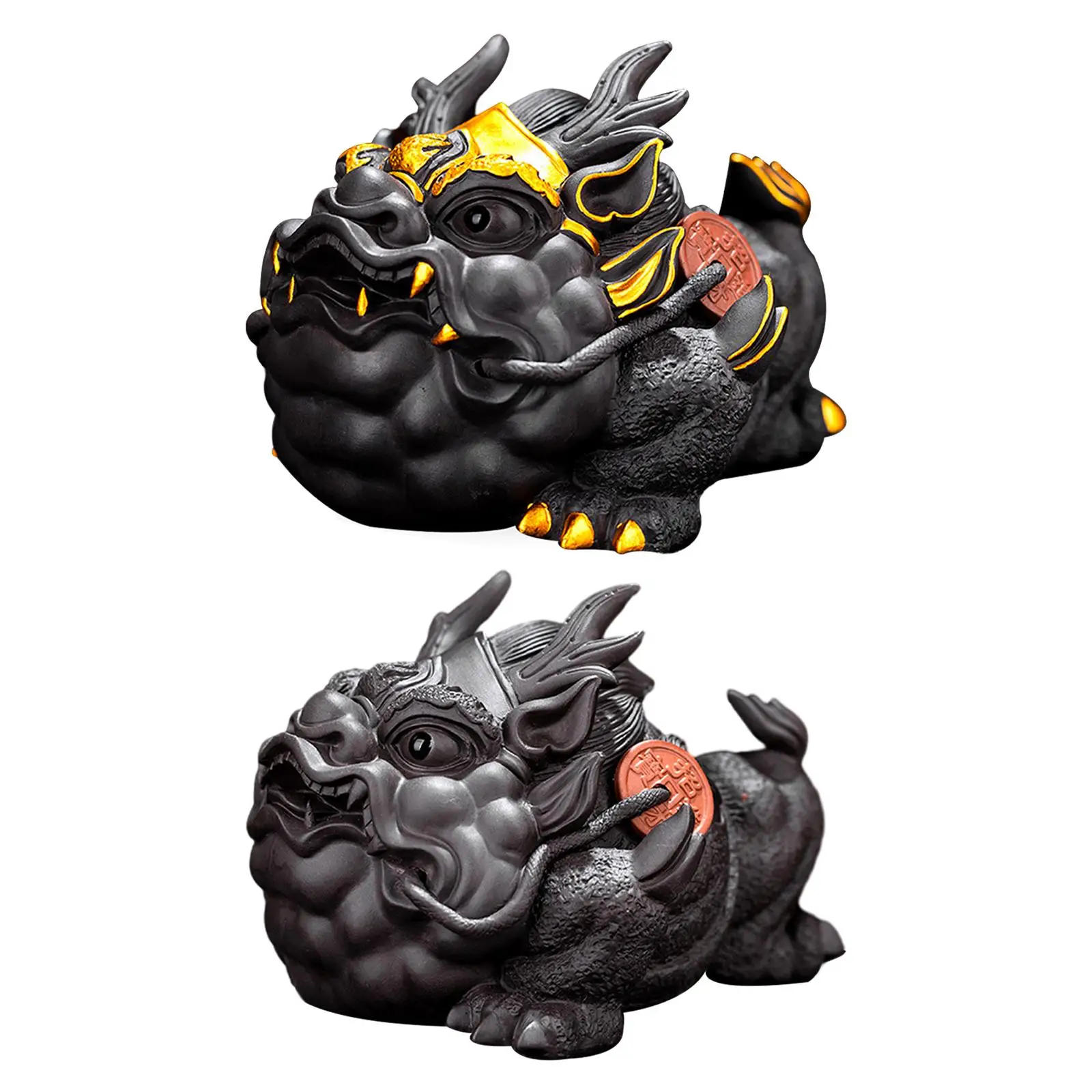 

Toad Tea Pet Sculpture Micro Landscape Collection Toad Ornament Toad Figurine for Desktop Table Centerpiece Home Tearoom Bedroom