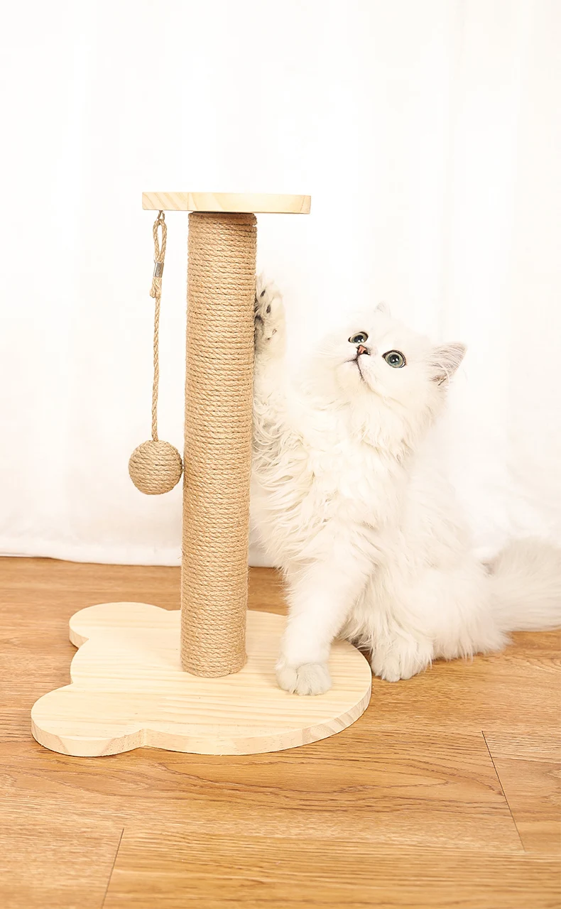 

Когтеточка Sisal для кошек, износостойкая Вертикальная Когтеточка, не крошится, забавная игрушка для кошек