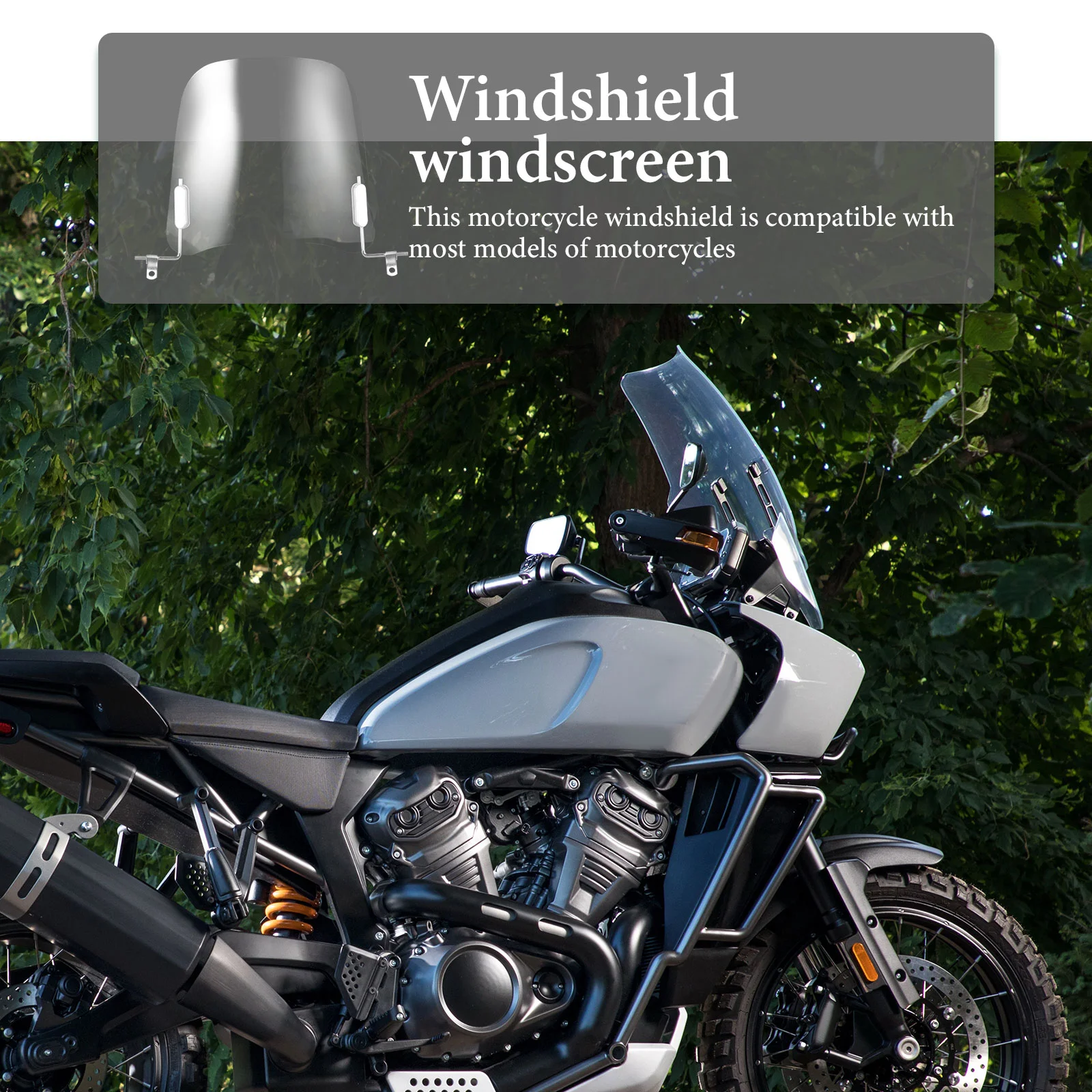 Лобовое стекло мотоцикла удлинитель лобового стекла универсальный для
