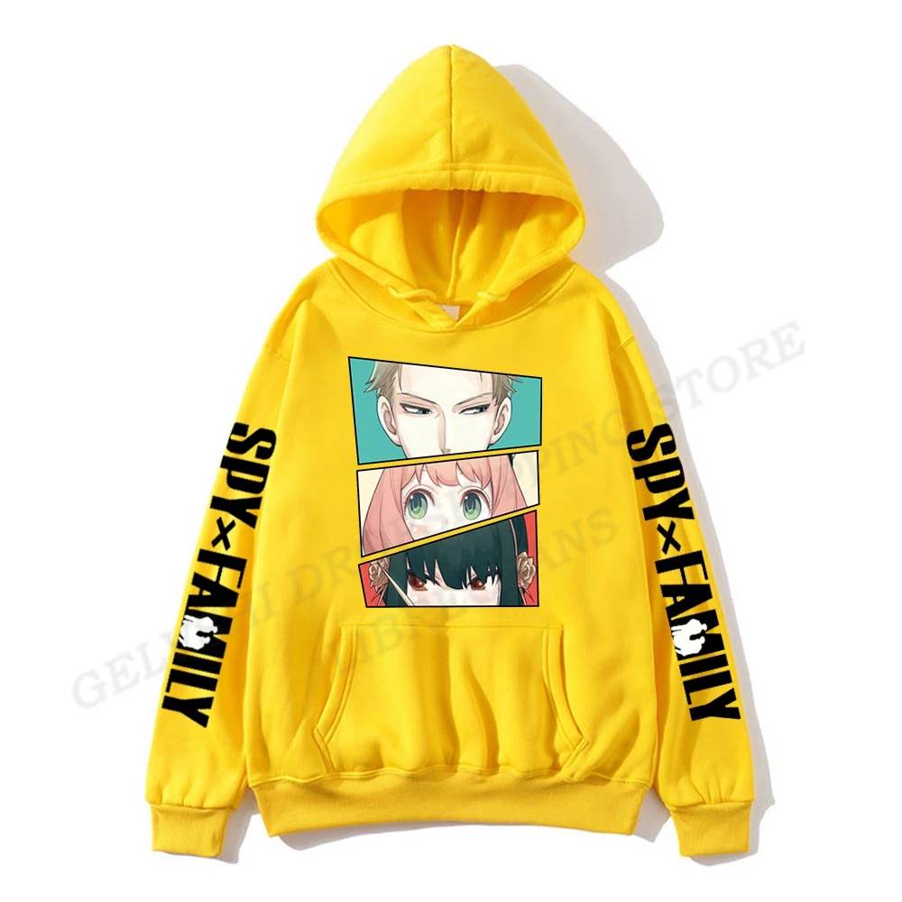 Новинка толстовка с капюшоном для всей семьи шпионов аниме женское модное пальто