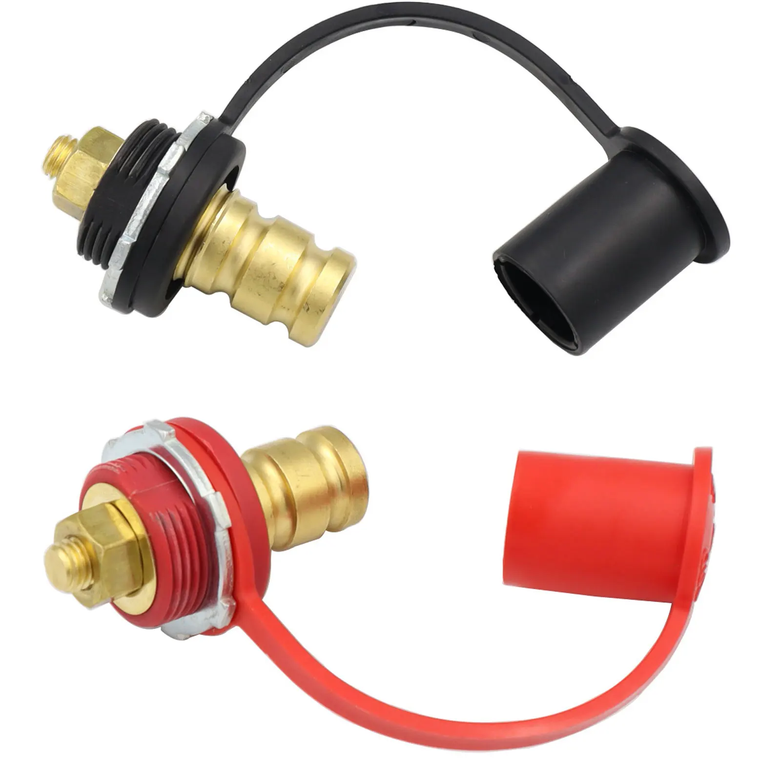 

1 Pair Battery Charger Post 3/8" Studs Junction Post Connector Terminal 250A 12V DC Premium Remote Battery Power Kit