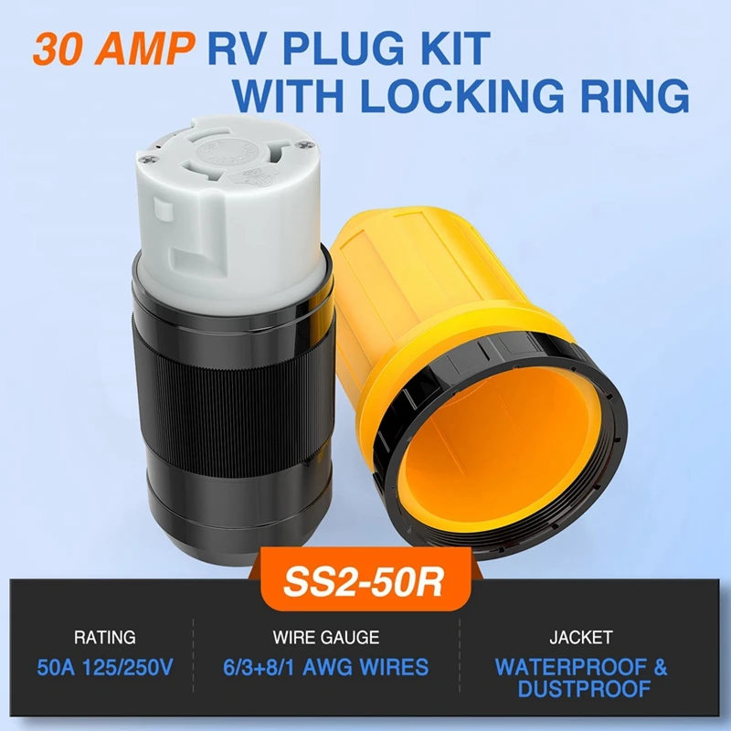 Шнур питания для домов на колесах 50 А 125 В