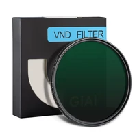 giai variable nd filter nd2 nd400 nano coating neutral density camera lens 82 77 72 67 62 58 55 52 49mm
