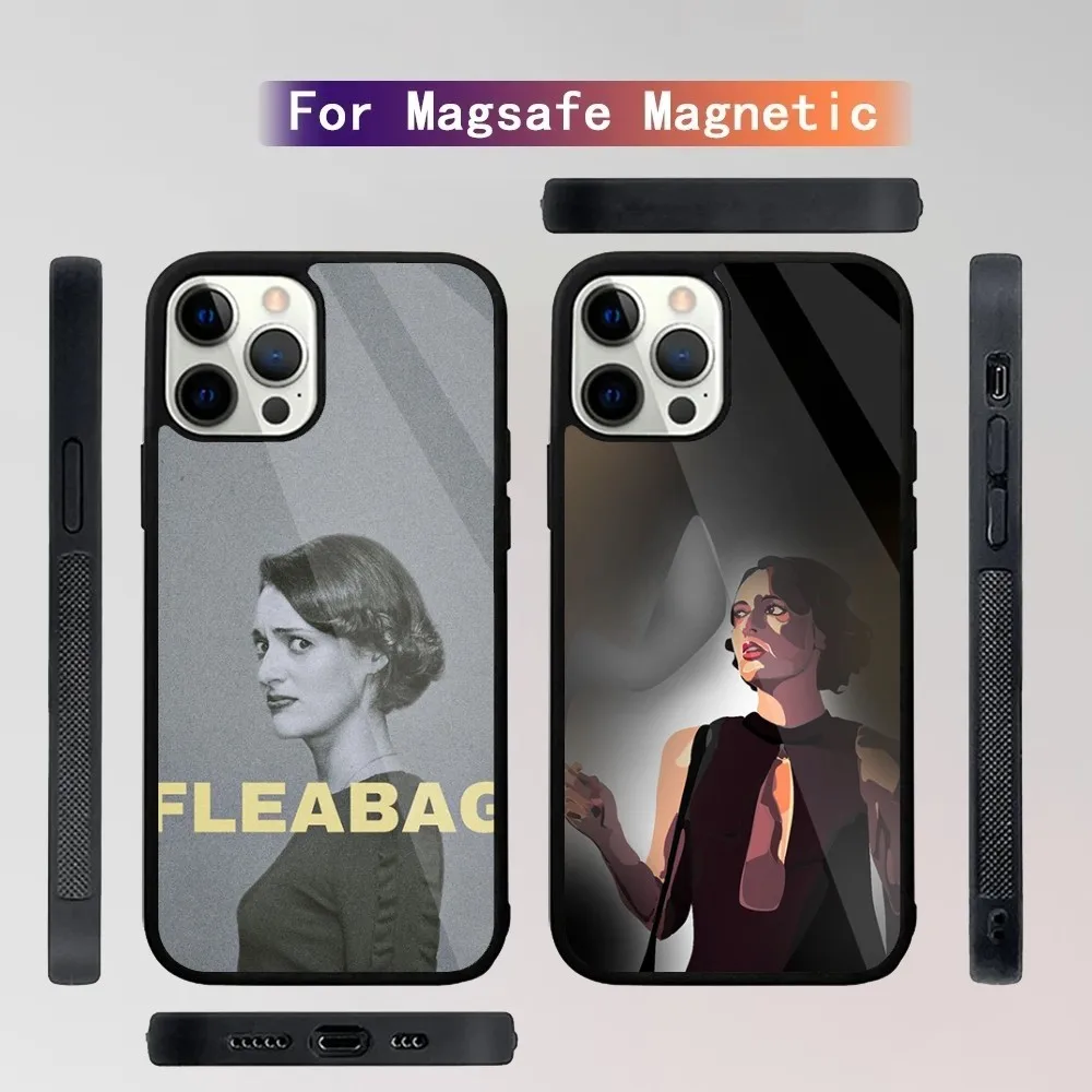 Чехол для телефона Tv F-FleabagS iPhone 16 15 14 13 12 11 Plus Pro Max Mini Magsafe магнитная Беспроводная