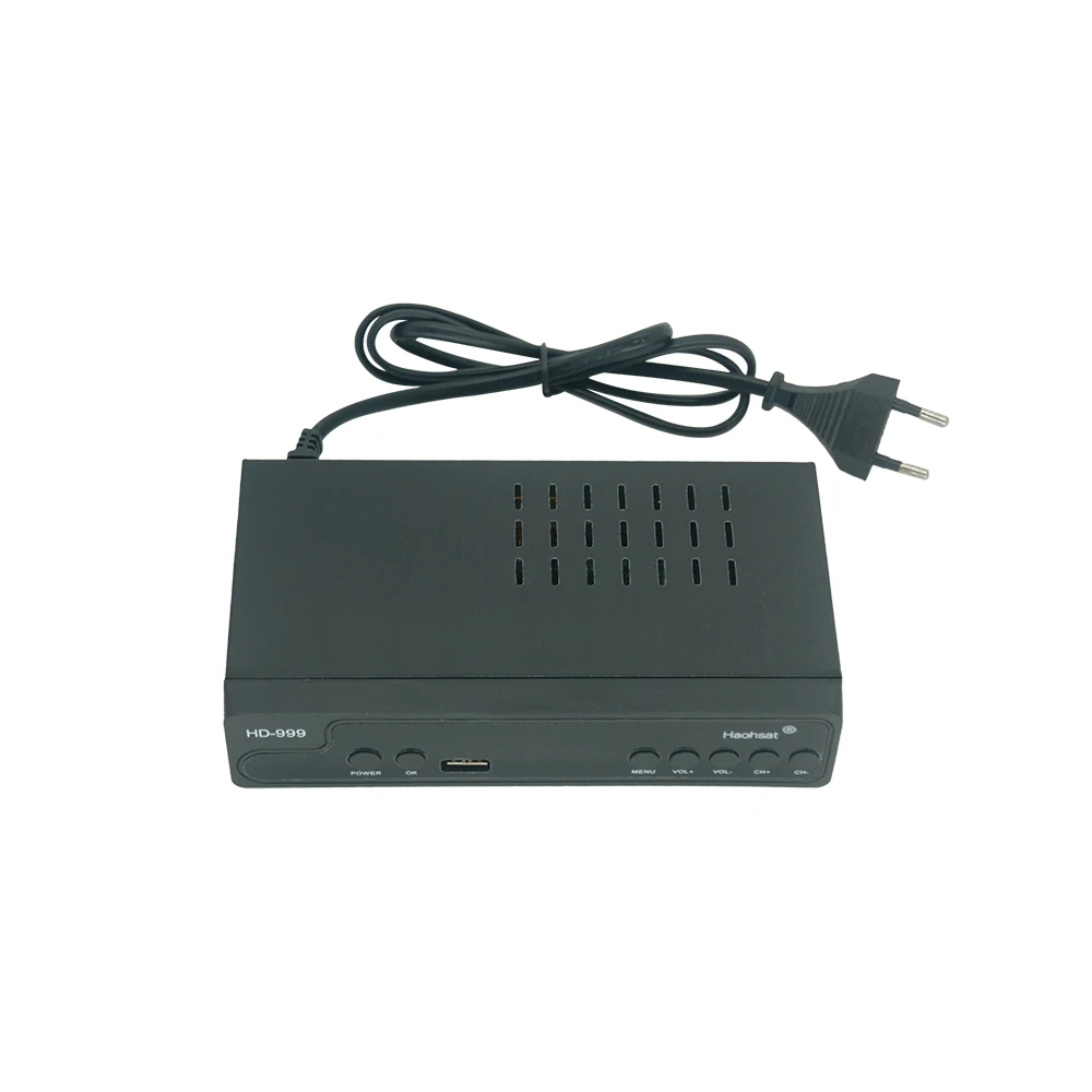 Haohsat DVB-T2HD-999 FTA HEVC 265 DVB T2 Digital TV Tuner H.265 Receptor Full HD DVBT2 Set-top Box Wifi Receiver DVB-T -> Haohsat DVB-T2HD-999 FTA HEVC 265 DVB T2 Цифровой тюнер для цифрового телевидения H.265 Приемник полного HD DVBT2 с Wi-Fi для прис