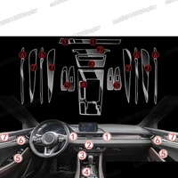 hd transparent car interior gear panel anti scratch protector sticker film for mazda 6 mazda6 atenza 2019 2020 2021 2022 gl