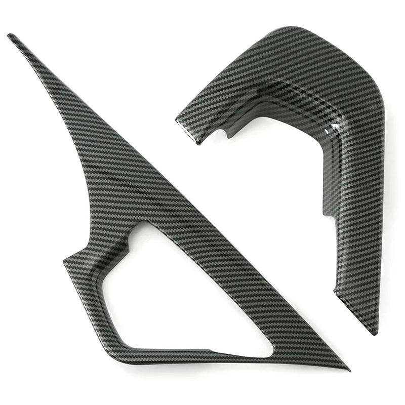 

2 Piece Central Control Armrest Cover Trim Accessories ABS For Chevrolet Corvette C7 2014 2015 2016 2017 2018 2019