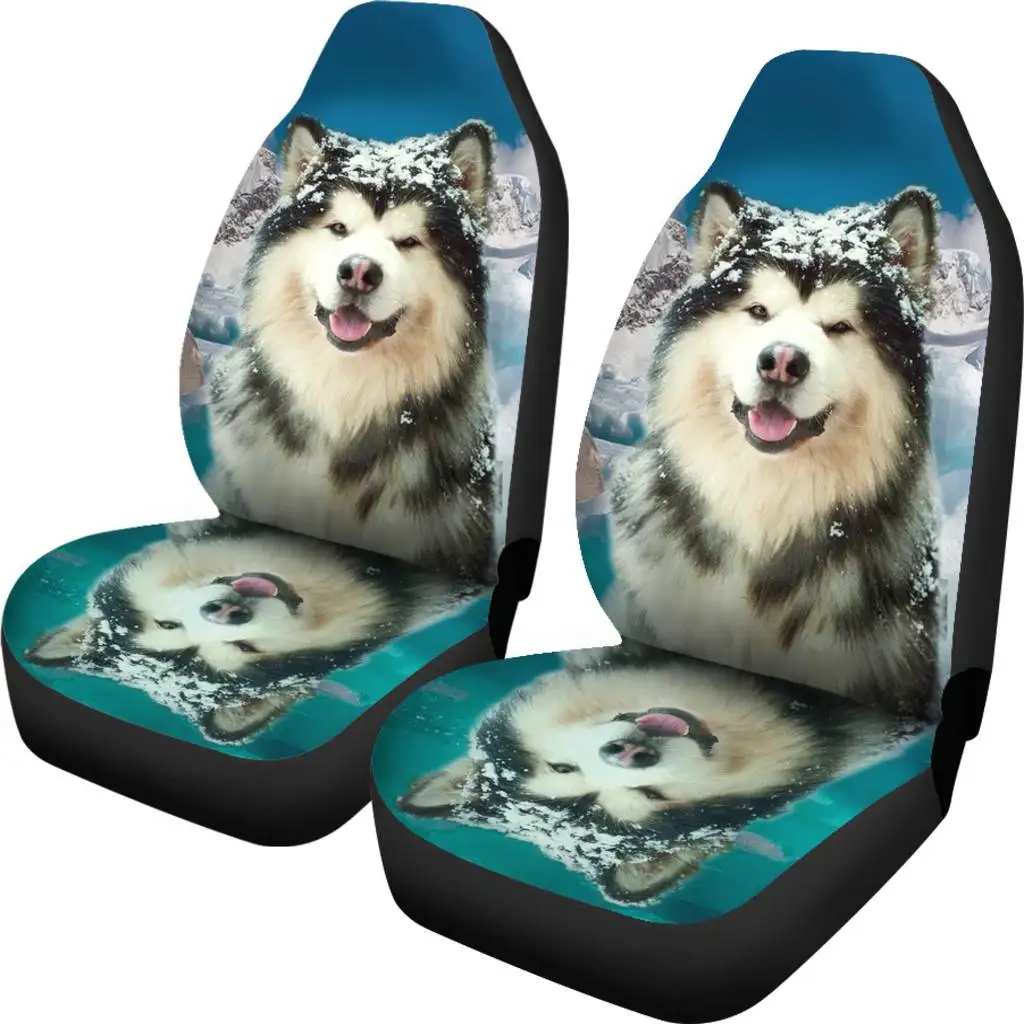 Auto Accessories Set Alaska/Chihuahua Print Car Seats Cover Set 2Pcs Front Seat Protector Universal Auto Interior for Woman Gift Auto Accessories Set Alaska/Chihuahua Print Car Seats Cover Set 2Pcs Front Seat Protector Universal Auto Interior for Woman Gift