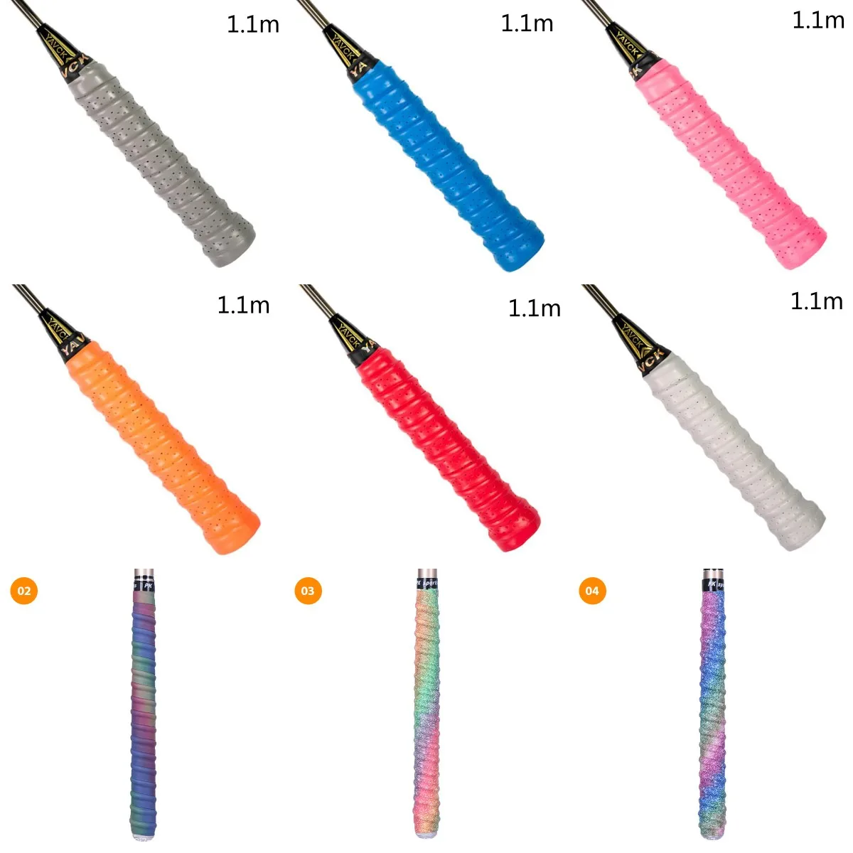 

Badminton Racket Sweatband Overgrip Anti-slip Towel Grip For Fishing Rod Jump Rope Slingshot Sweat Band Sport Tape Accesorios