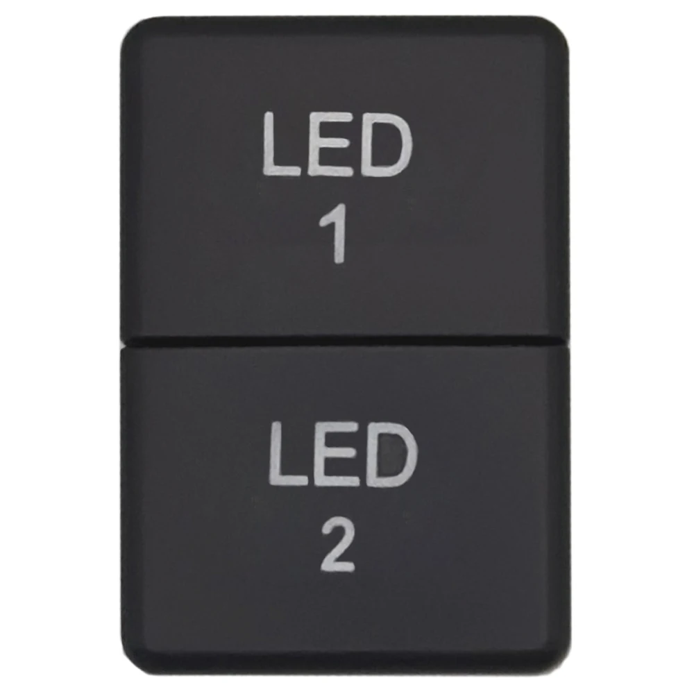 

12 В двойная кнопка противотуманных/светодиодных выключателей питания с проводом, внутренняя модификация для Toyota Highlander Tundra Tacoma 4Runner