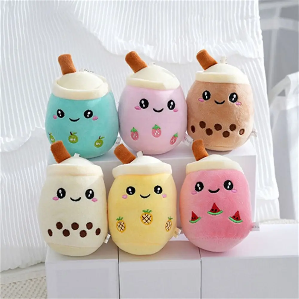 Плюшевая кукла пузырьковый чай брелок Мягкая Boba плюшевые игрушки Kawaii фрукты