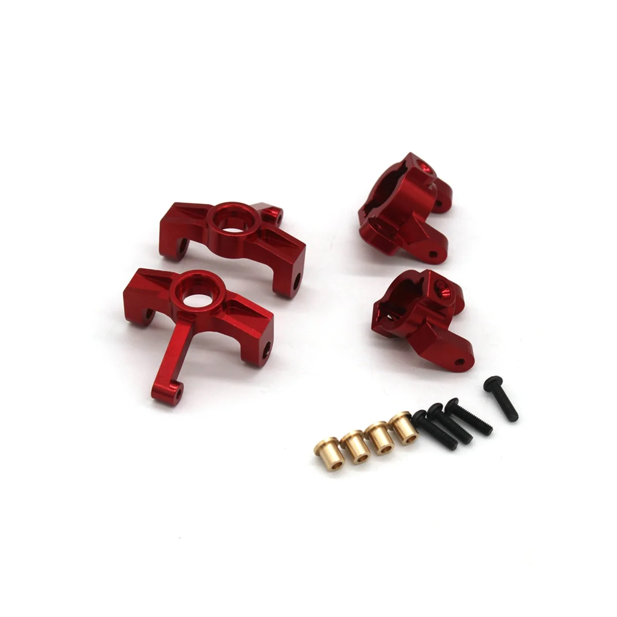 

Metal Steering Block C-Hub Set for 1/10 Mashigan YJ 1/6 1941 MB Willys RC Car Upgrade Parts,1