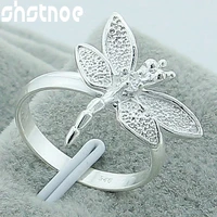 925 sterling silver aaa zircon dragonfly ring for women engagement wedding charm fashion party jewelry gift