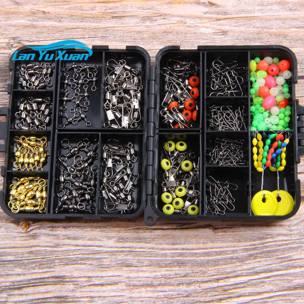 

Рыболовные Вертлюги, Вертлюги с застежкой, Вертлюги для рыбалки с черной рыболовной коробкой