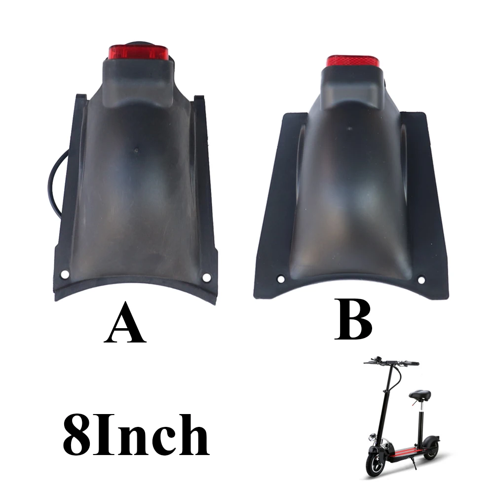 

Rear Fender With Tail Light For 8 Inch Electric Scoote Universal Spare Parts Folding Scooter E-Bike Rear Fender