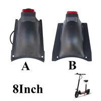 rear fender with tail light for 8 inch electric scoote universal spare parts folding scooter e bike rear fender