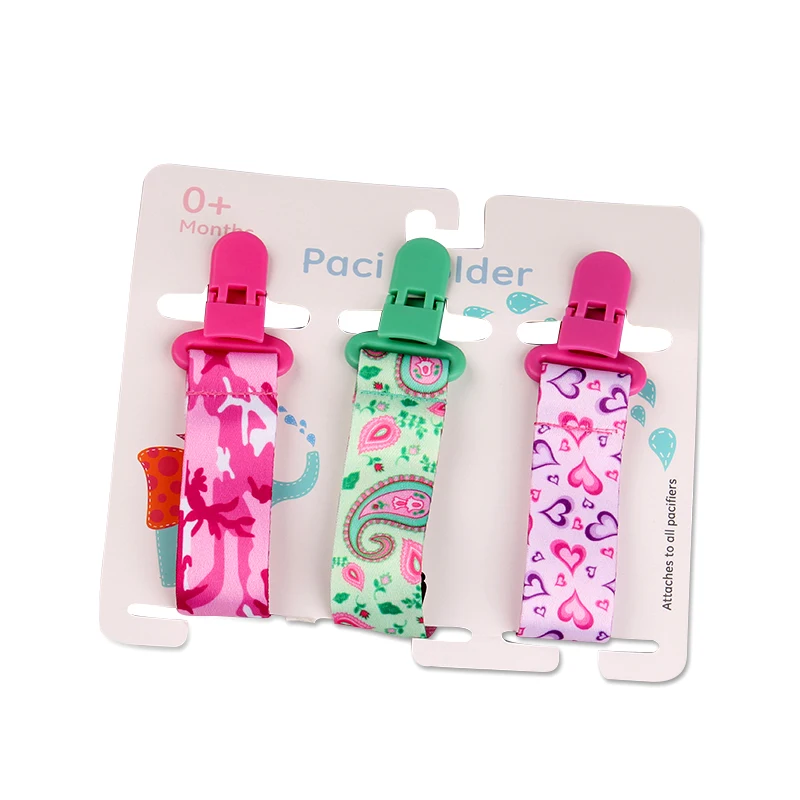 

3 Pcs/Set Pacifier Clip Dummy Nipple Attache Holder Nipples Chain Baby Pacifier Clips Children for Pacifier Holder Clip 2022