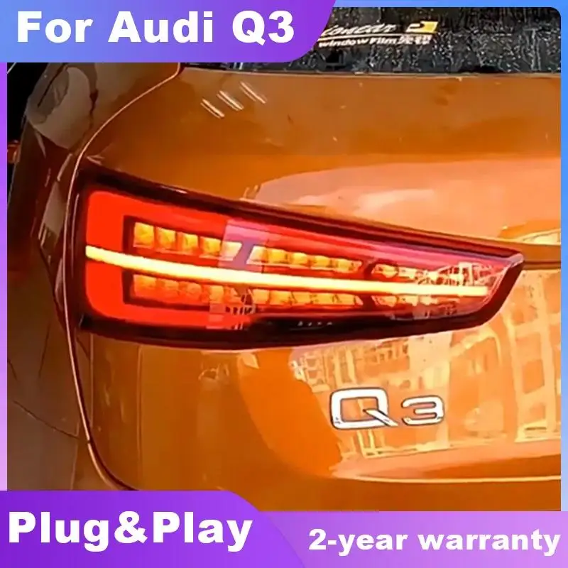Автомобиль для Audi Q3 2013-2019 задний фонарь светодиодные противотуманные фары DRL Hella