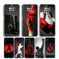 cool boxing gloves for xiaomi poco m4 x4 x3 nfc f2 f3 gt m3 f1 pro mi play mix 3 a3 a2 a1 lite soft phone case
