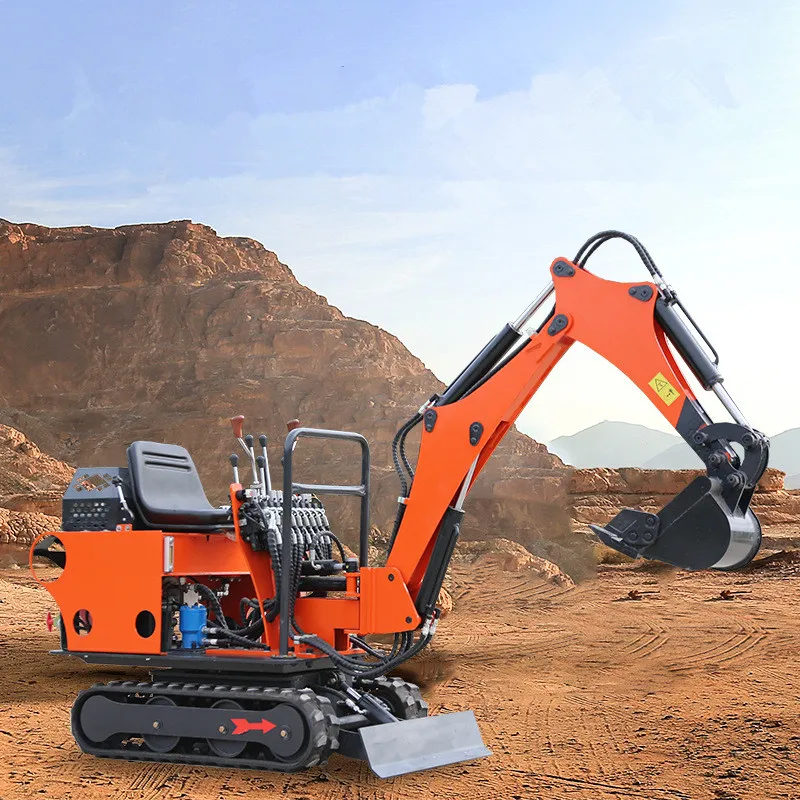 

Mini Excavator Crushing Small Excavator Household Greening Orchard Hook Machine Agricultural Excavator