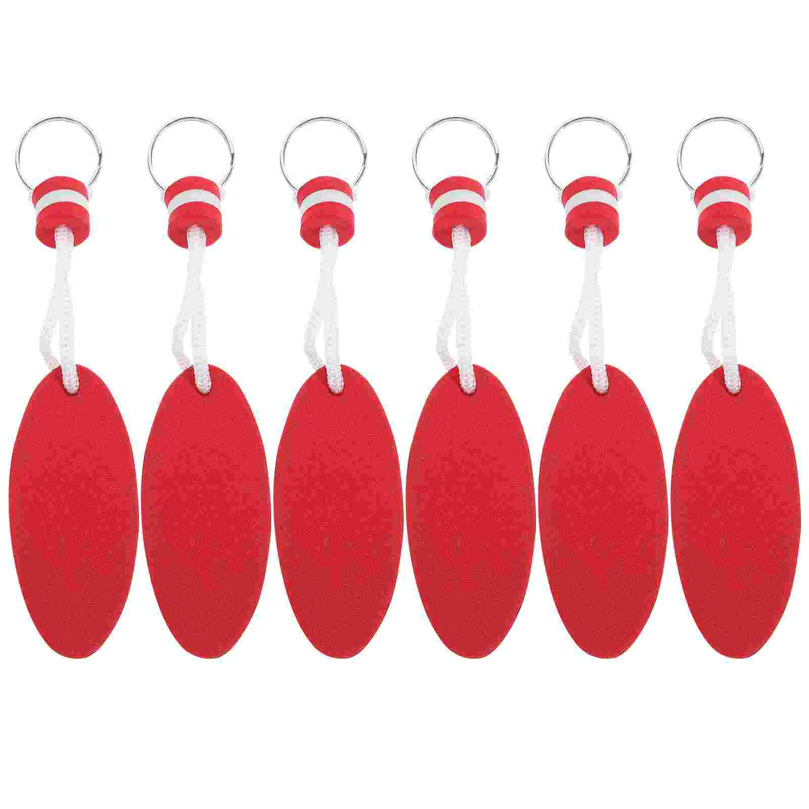 

6 шт. плавающий брелок для ключей, декоративные портативные кольца для воды, цветные брелки из пенопласта, доска для серфинга, лодка, морской порт
