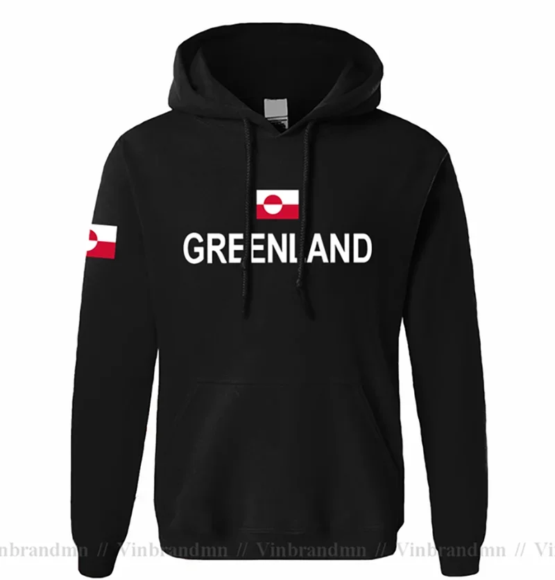 Greenland GRL Kalaallit gcuat Greenlandic Inuit Greenlander GL мужская толстовка с капюшоном пуловеры