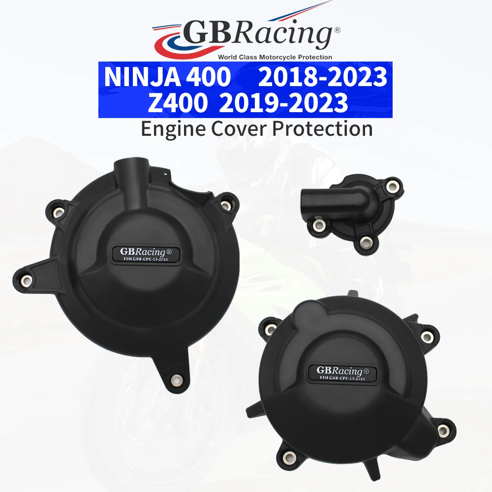 

For KAWASAKI Ninja 400 2018-2023 & Z400 2019-2023 Motorcycles Engine Protective Cover GBRacing Protection Covers