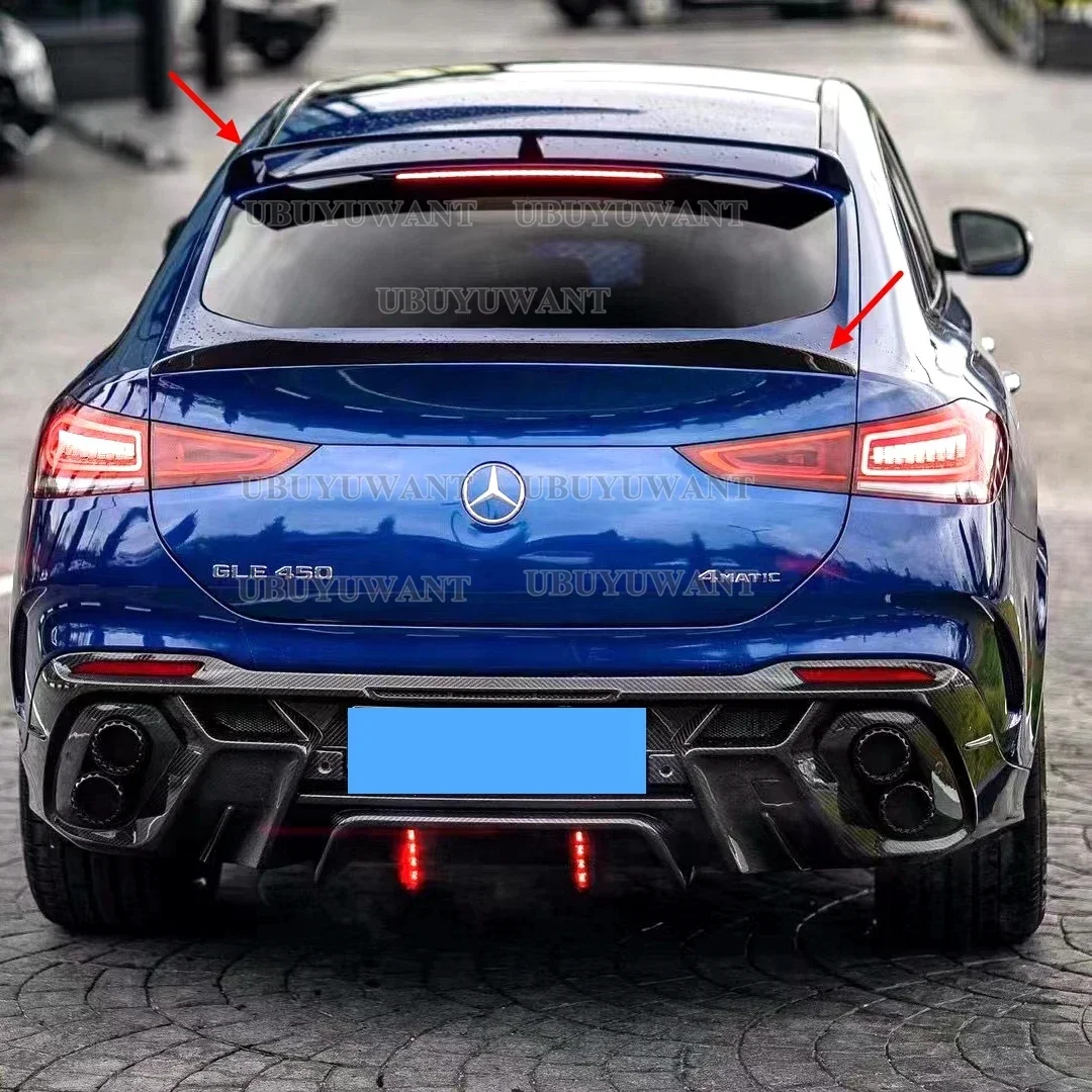Задняя Крышка багажника Ducktail спойлер Крылья для Mercedes GLE Coupe W167 C167 320 350 400 450 53 AMG