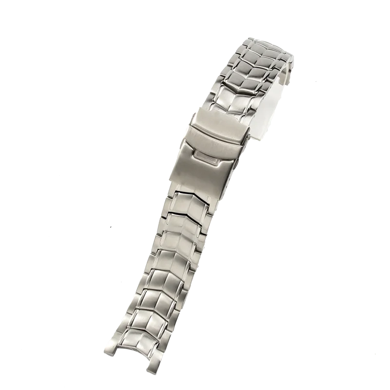 Для Casio Edifice EFB100D 5051EF-524D-7A 22x14 мм твердая стальная пряжка ремешок для часов резиновая основа прочный вогнутый дизайн интерфейса (art.: 3920cd464d0bc) - 3920cd464d0bc