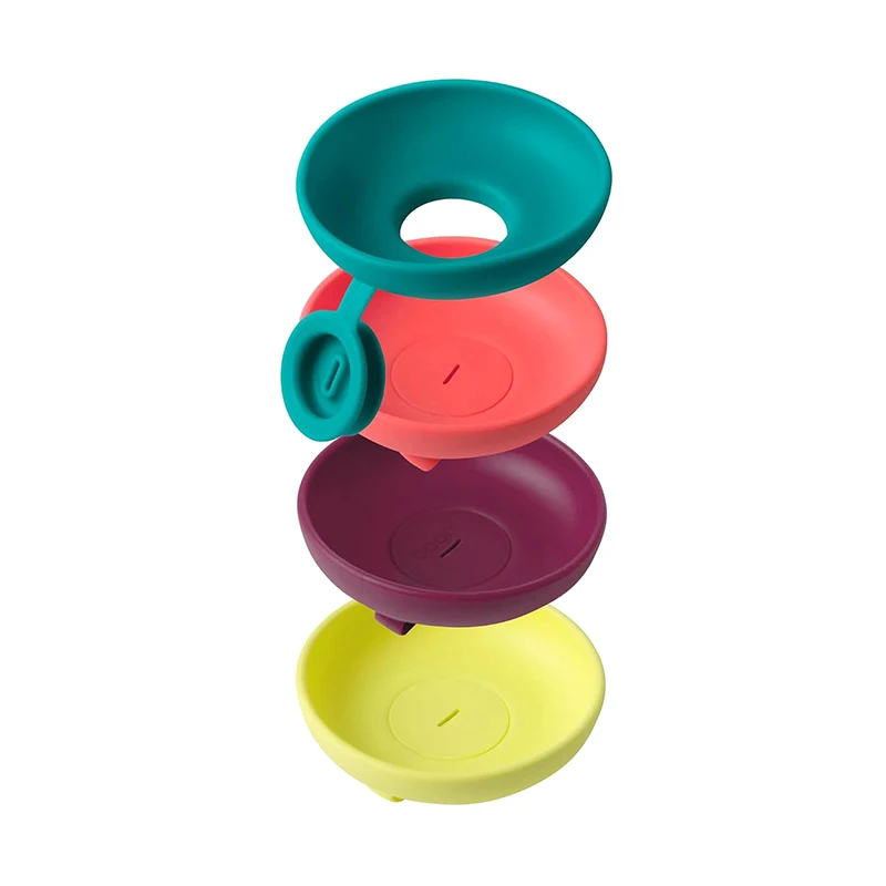 Разноцветный силиконовый поддон для мороженого многоразовый детей