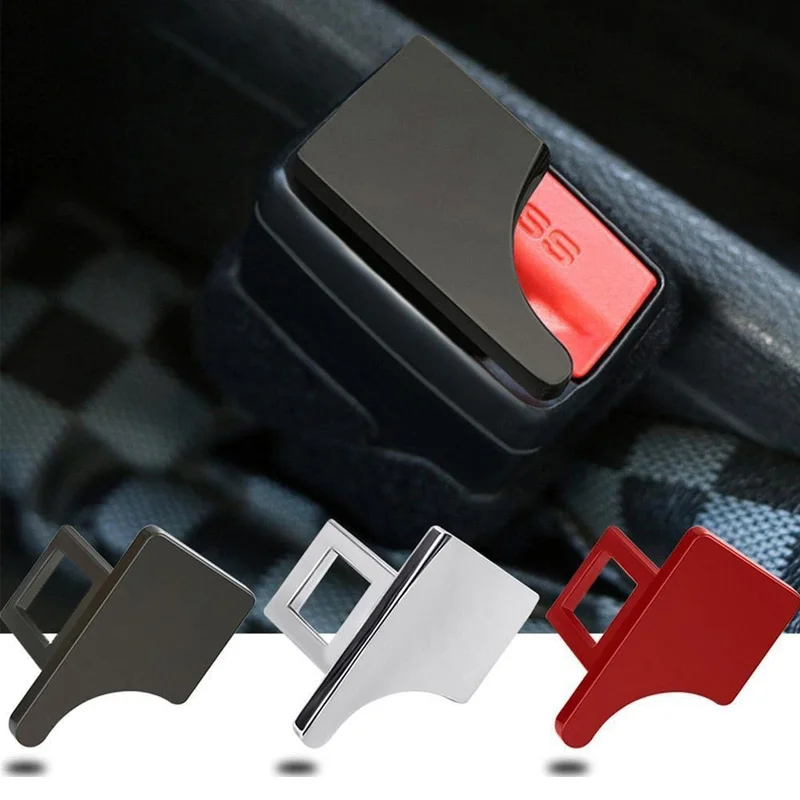

2pcs Hidden Car Safety Seat Belt Buckle Clip Multi-functional For Tesla Model 3 Model X Y Style Roadster Accessories Decoration