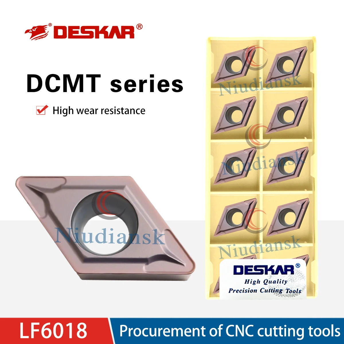 

Токарные пластины DCMT для обработки нержавеющей стали