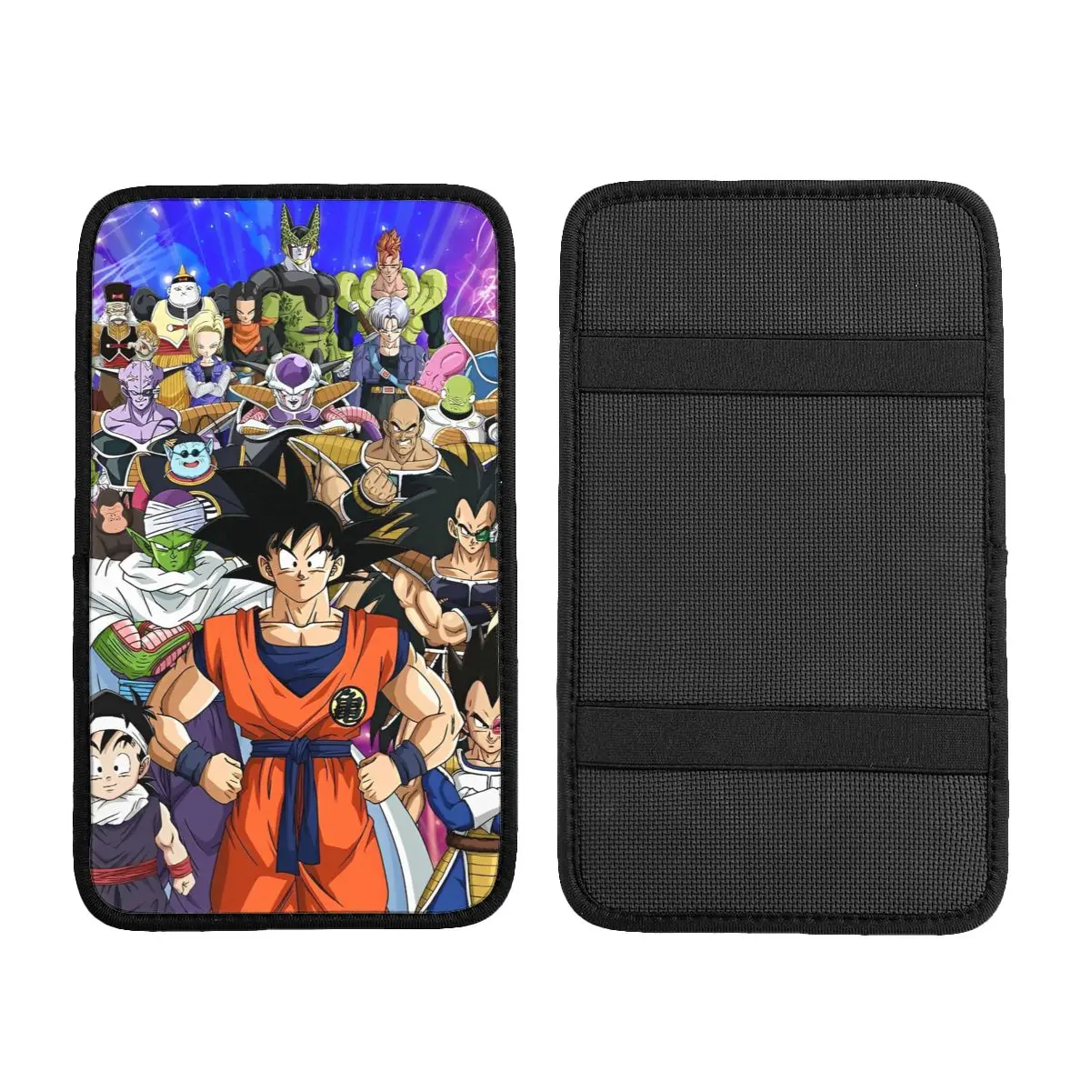 Универсальный автомобильный подлокотник 32x19 см кожаный коврик Dragon Ball Z чехол для