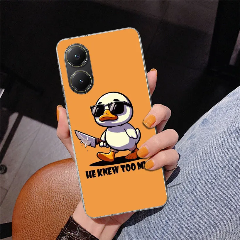 Чехол для телефона Funny Cute Yellow Duck You для Xiaomi Poco X7 X6 X5 X4 X3 Nfc F7 Ultra F6 F5 Pro F4 Gt F3 M6 M5 M4 M3 Personalized Co (art.: 3920d387017aa) - 3920d387017aa