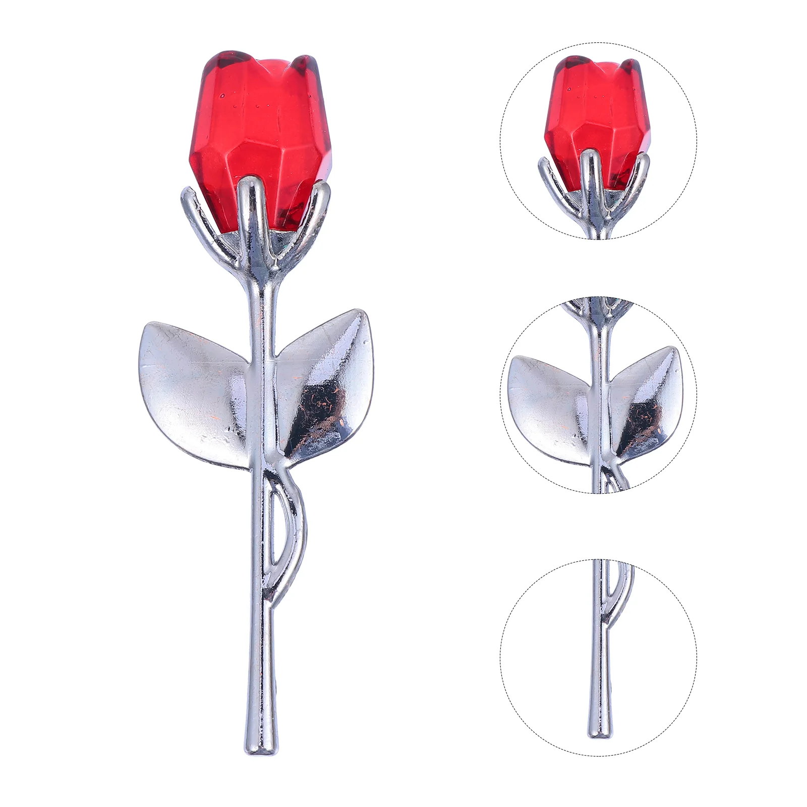 

Car Interior Decoration Crystal Rose Decor Desktop Ornament Tabletop Adornment