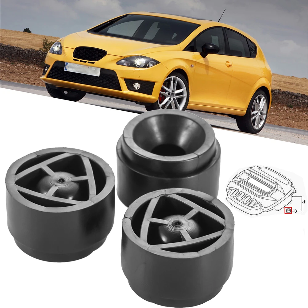 

1PC For Skoda Octavia 1Z 5E Superb B6 3T Yeti Car Engine Cover Rubber Bungs Clip Push-on Connector Grommet Stop Bushing Absorber