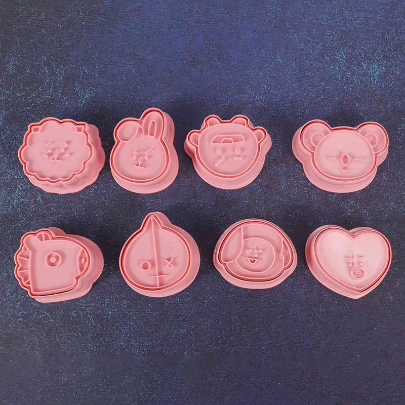 

8Pcs / Set Cartoon 3D Cookie Cutter Cookie Mould Baking Mould Cake Party Decoration Tool Cookie Cutter Mould