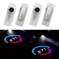2 pieces car door welcome light laser logo led projector door light for bmw x6 series logo e71 exterior auto accessories