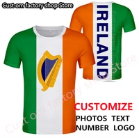 ireland t shirt diy free custom made name number irl t shirt nation flag ie irish country eire college print photo logo clothing