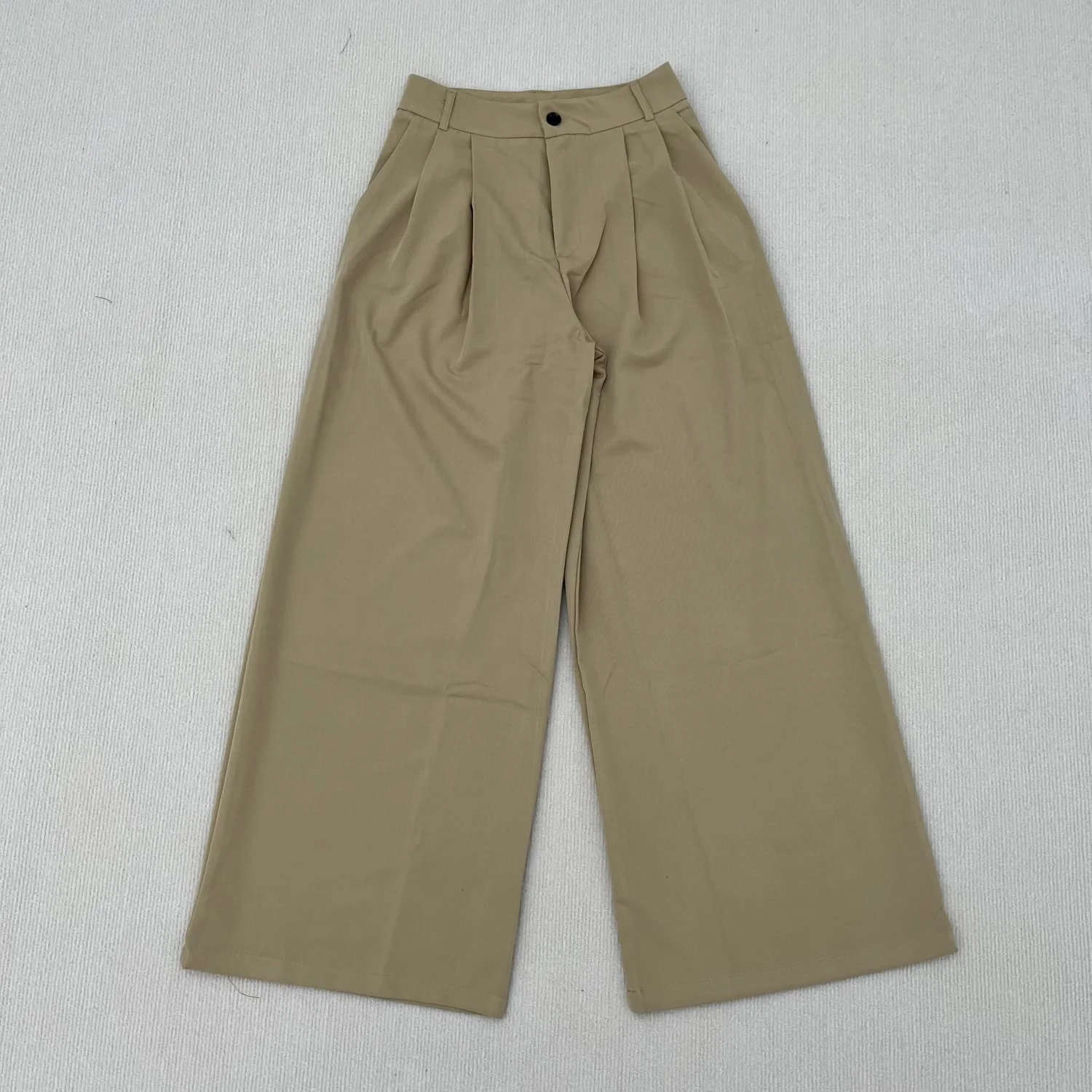 Kar &amp Otza женские 2024 осенне-зимние новые брюки с высокой талией двойной складной