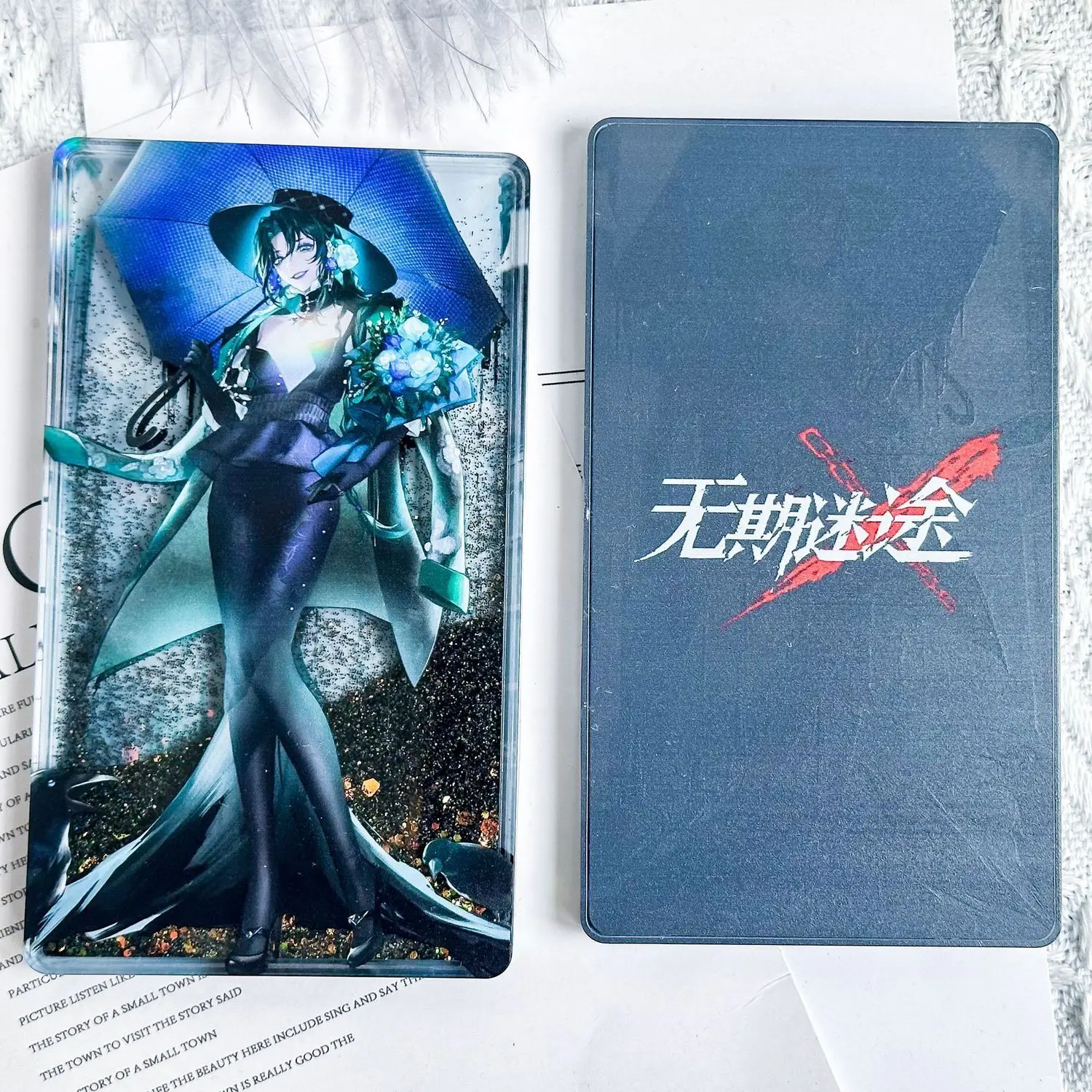 Аниме Ворон путь в никуда косплей зыбучий песок маджонг орнамент акриловый