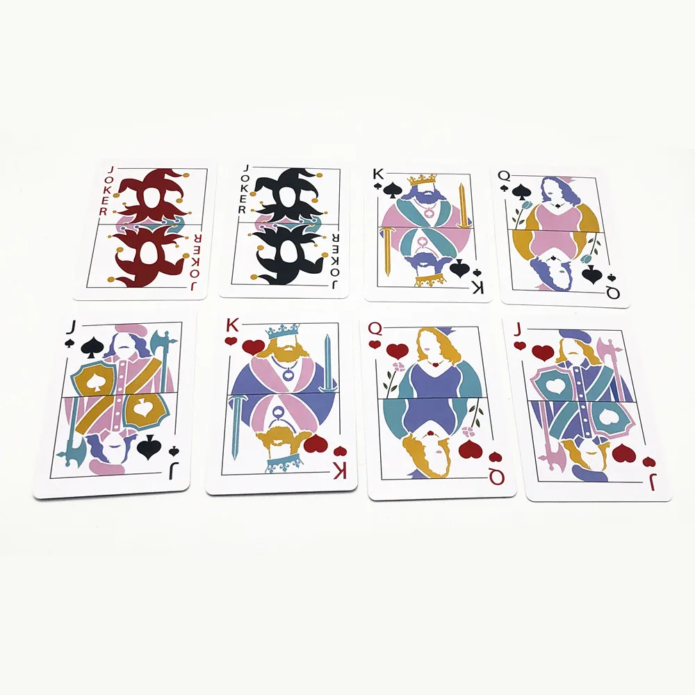 Новые 1 колода крутые покерные карты бумажные игральные семейная партия игра