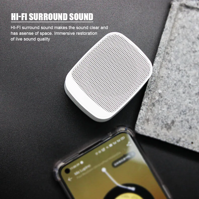 Оригинальный мини-динамик Bluetooth Громкая звуковая коробка для телефона