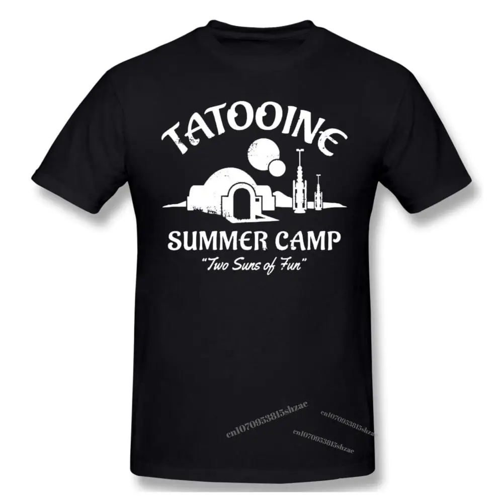 

Tatooine Summer Camp Tshirt man T Shirt Shirts Cotton Summer Tops Tshirts Short Sleeves Tees T-Shirt Woman