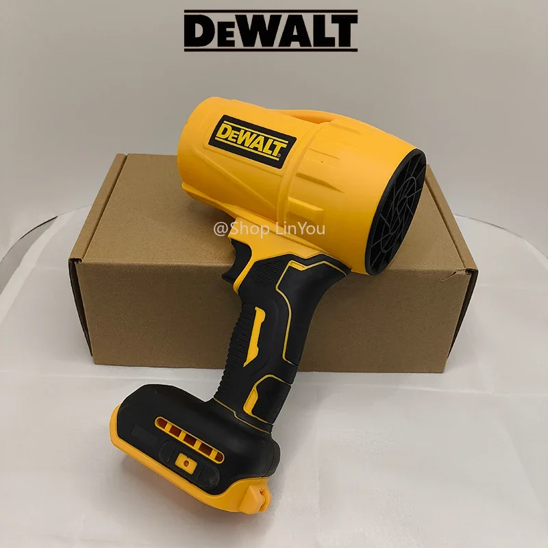 Фото Беспроводной турбовентилятор Dewalt 30000 об/мин, ручной мощный вентилятор-сушилка, 20В, перезаряжаемый инструмент для сдувания пыли (без аккумулятора) №2