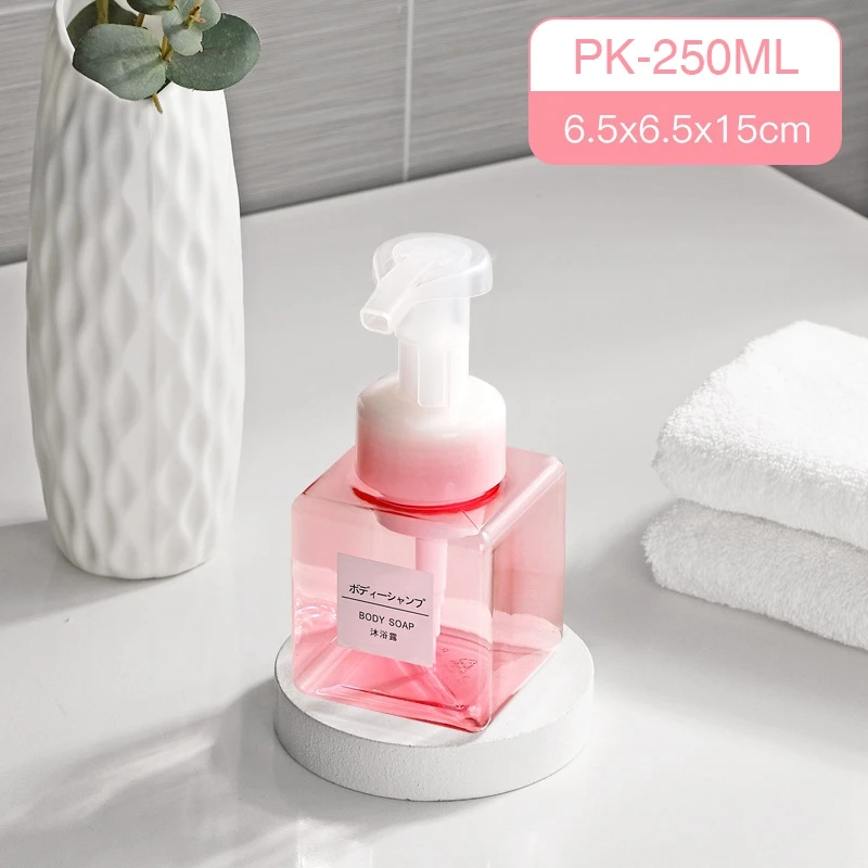 

Japanese Style Foam Pump Bottle Spray Bottle Pump Liquid Soap Dispenser Foaming Hand Washing container for Kitchen Bathroom