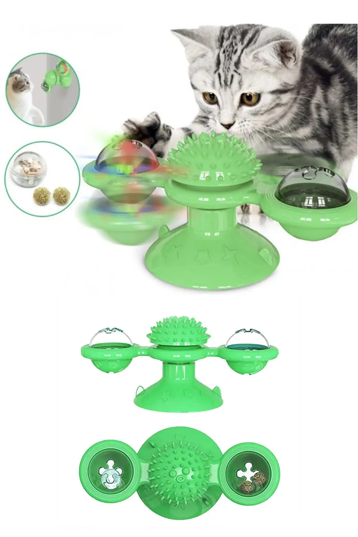 

Игрушки для домашних животных, кошек, ветряная мельница, раньше с присосками