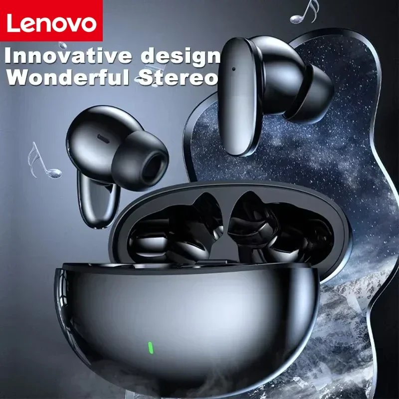 Фото НОВЫЕ Bluetooth-наушники Lenovo для ноутбуков и компьютеров, легкие наушники, совместимые со смартфонами, для занятий спортом №4