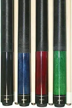 

of 2-Piece Pool Cue Sticks LEC, 58-Inches, Canadian Hard Rock Maple, 5/16x18 Joint, Hard Long Lasting Glued On Le Pro Tip Right