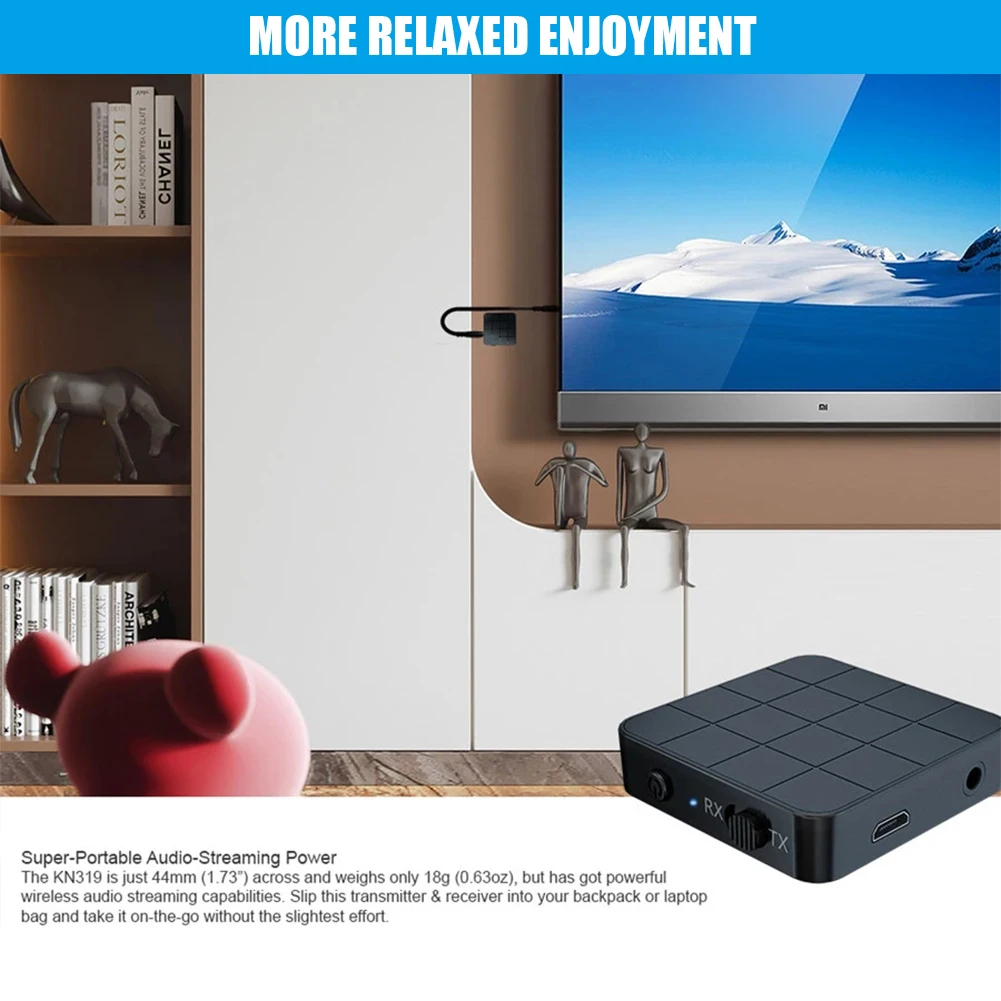 Bluetooth-совместимый аудиоприемник 5 0 передатчик AUX RCA 3 мм разъем стерео музыка